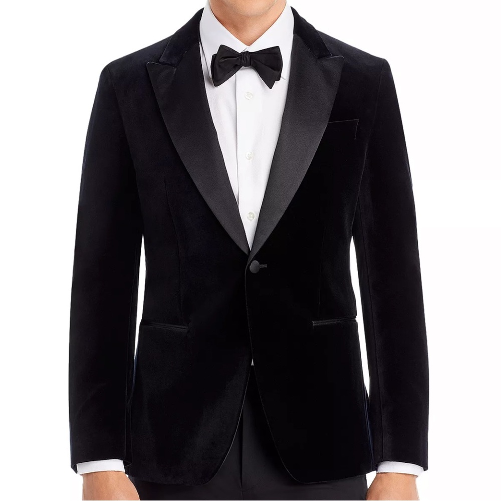 Boss Hutson Velvet Slim Fit Dinner Jacket